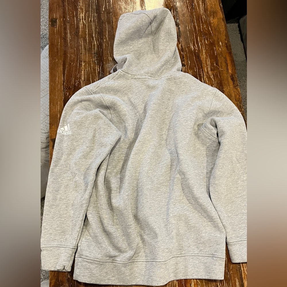 Adidas Men's Gray Hoodie